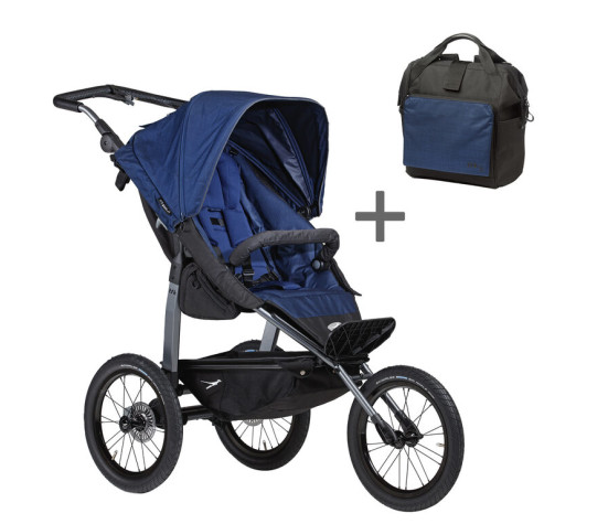 Tfk set sport 16" 2023 + diaperbag navy