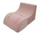 Dětské rozkládací křeslo-lenoška pink