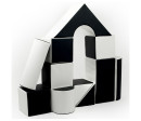 Pěnové kostky-obří stavebnice 11 ks black-white
