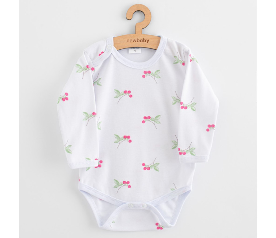 Kojenecké body New Baby Classic II raspberry Kojenecké body New Baby Classic II raspberry