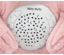 Plyšový usínáček medvídek s projektorem Milly Mally Bear pink, Růžová