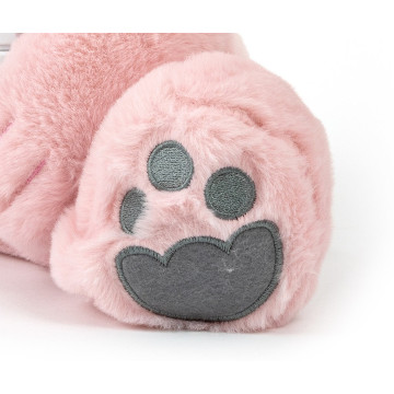 Plyšový usínáček medvídek s projektorem Milly Mally Bear pink, Růžová