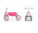 Dětské odrážedlo Milly Mally York pink Dětské odrážedlo Milly Mally York pink