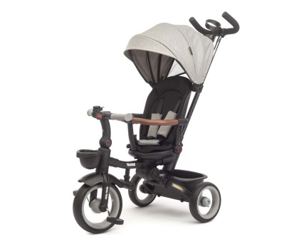 Luxusní dětská tříkolka s osvětlením Milly Mally Twinkle grey