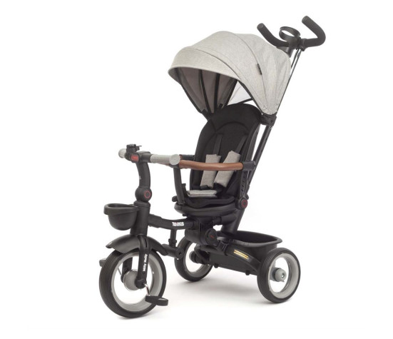 Luxusní dětská tříkolka s osvětlením Milly Mally Twinkle grey