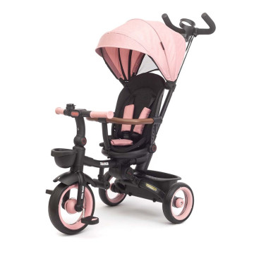 Luxusní dětská tříkolka s osvětlením Milly Mally Twinkle pink, Růžová