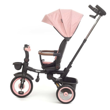 Luxusní dětská tříkolka s osvětlením Milly Mally Twinkle pink, Růžová