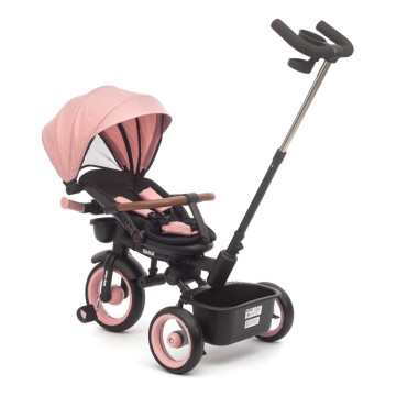 Luxusní dětská tříkolka s osvětlením Milly Mally Twinkle pink, Růžová