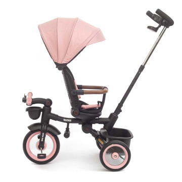 Luxusní dětská tříkolka s osvětlením Milly Mally Twinkle pink, Růžová