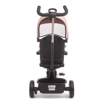 Luxusní dětská tříkolka s osvětlením Milly Mally Twinkle pink, Růžová