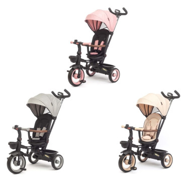 Luxusní dětská tříkolka s osvětlením Milly Mally Twinkle pink, Růžová