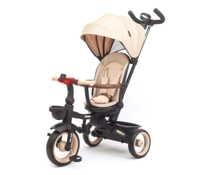 Luxusní dětská tříkolka s osvětlením Milly Mally Twinkle beige
