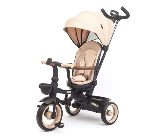 Luxusní dětská tříkolka s osvětlením Milly Mally Twinkle beige