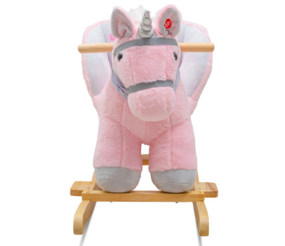 Houpací hračka s melodií Baby Mix Unicorn pink