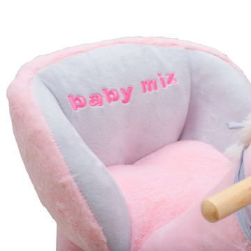 Houpací hračka s melodií Baby Mix Unicorn pink