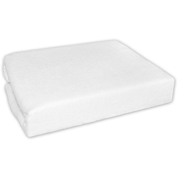 Prostěradlo jersey do kočárku 75 x 35 - bílé