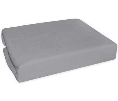 Nepromokavé froté prostěradlo do kočárku 75 x 35 - šedé