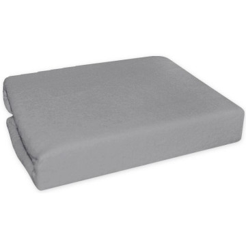 Nepromokavé froté prostěradlo do kočárku 75 x 35 - šedé