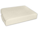 Nepromokavé froté prostěradlo do kočárku 75 x 35 - ecru