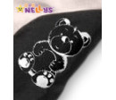 Fusák nejen do autosedačky Baby Nellys ® POLAR - zelený medvídek