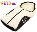 Fusák nejen do autosedačky Baby Nellys ® MINKY - modrý, tyrkys