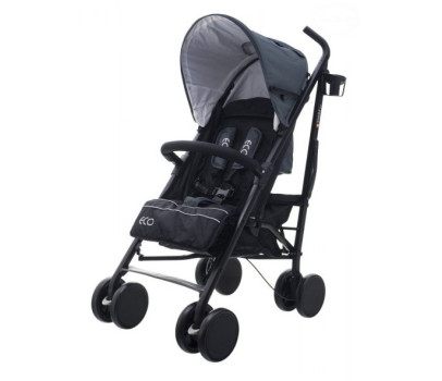 Sportovní kočárek Eco Swiss design - dark grey
