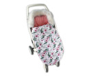 Baby Nellys Fusák, spacáček 105x55 Velvet Winter Lux - Flowers