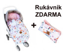 Dětský fusak maxi, PREMIUM Srnka 110x50cm,+ rukávník Zdarma Baby Nellys
