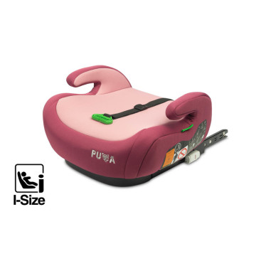 Podsedák do auta, isofix I-SIZE Puma - růžový