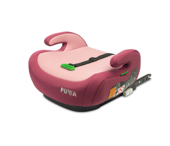 Podsedák do auta, isofix I-SIZE Puma - růžový