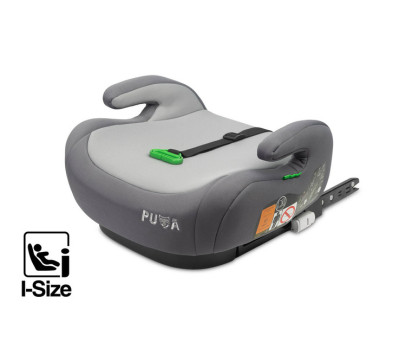 Podsedák do auta, isofix I-SIZE Puma - šedý