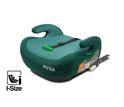 Podsedák do auta, isofix I-SIZE Puma - zelený