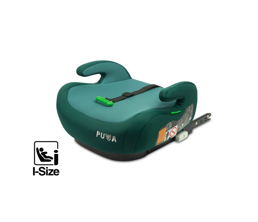 Podsedák do auta, isofix I-SIZE Puma - zelený