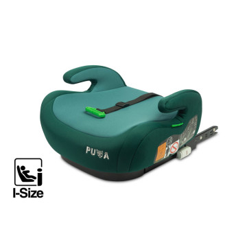 Podsedák do auta, isofix I-SIZE Puma - zelený
