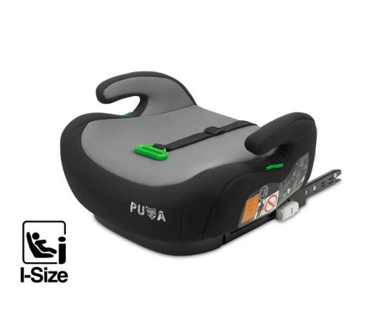 Podsedák do auta, isofix I-SIZE Puma - černý