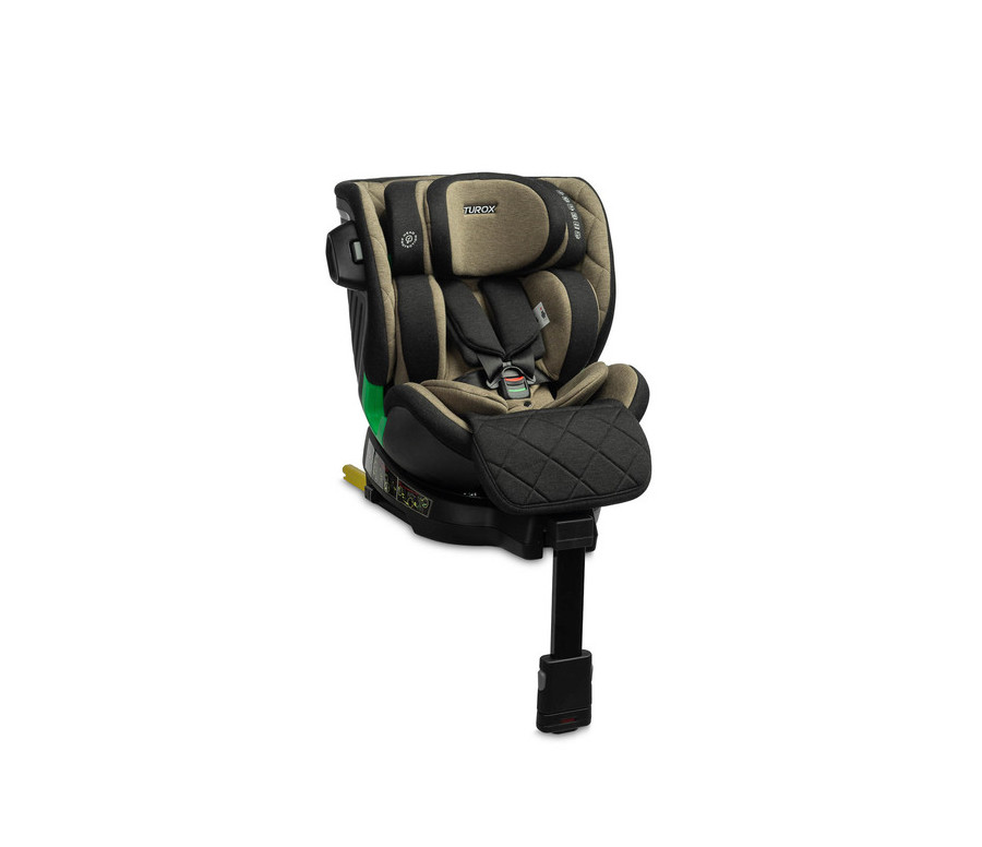 Autosedačka s isofixem TUROX 40-150cm, I-Size, khaki