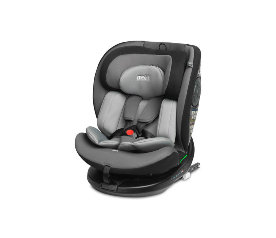Autosedačka I-SIZE Mokki s isofixem (40-150), šedá