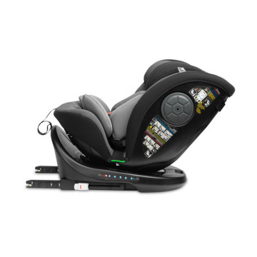 Autosedačka I-SIZE Mokki s isofixem (40-150), šedá