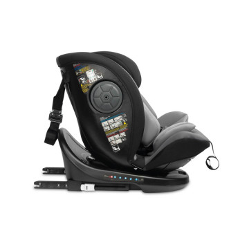 Autosedačka I-SIZE Mokki s isofixem (40-150), šedá