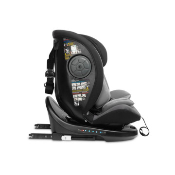 Autosedačka I-SIZE Mokki s isofixem (40-150), šedá