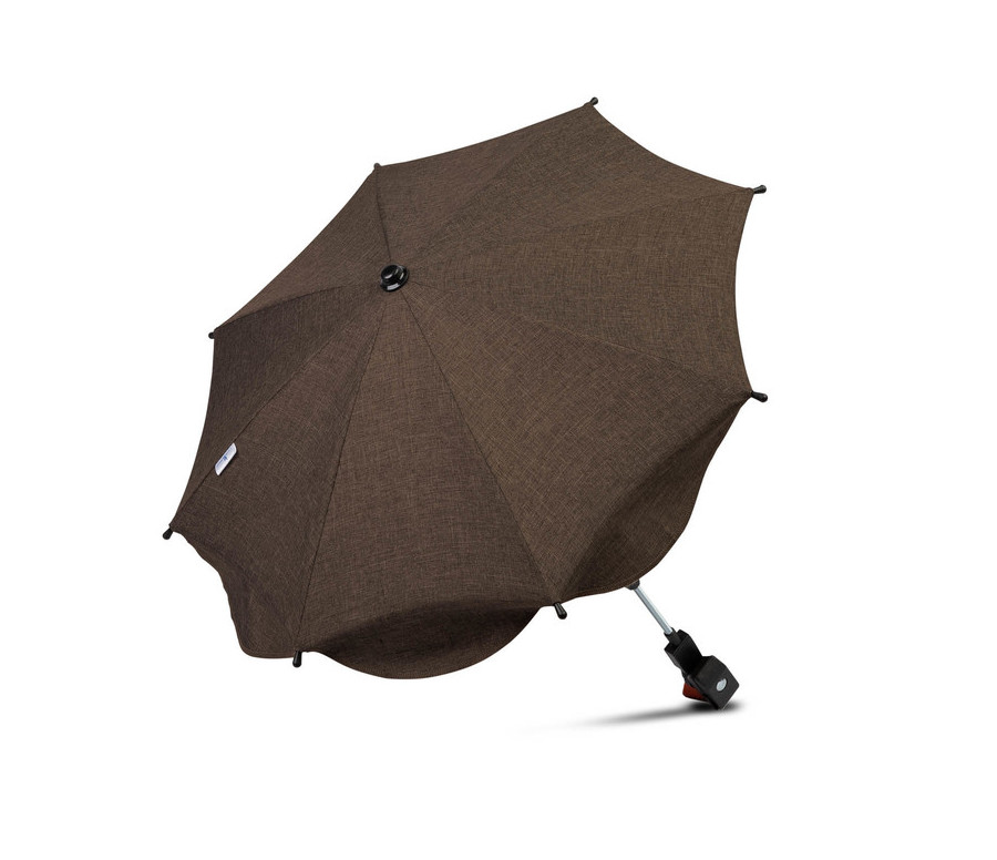 Deštník/slunečník ke kočárku - karamelový