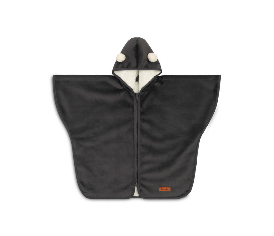 Dětské pončo do auta - grafit