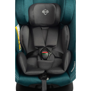 Dětská autosedačka Securo 40–150 cm, otočná, ISOFIX, i-Size, 40-150, zelená