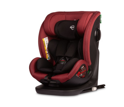 Dětská autosedačka Securo 40-150 cm, otočná, ISOFIX, i-Size, 40-150, červená