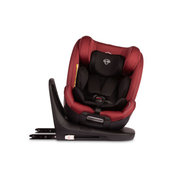 Dětská autosedačka Securo 40-150 cm, otočná, ISOFIX, i-Size, 40-150, červená