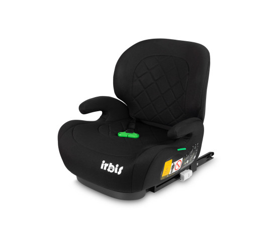 Podsedák, autosedačka Irbis i-Size 125–150 cm s ISOFIX – černá