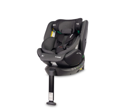 Autosedačka Lumi i-Size 40–150 cm, Isofix, 360°, růstová, od 0m+ do 12 let - tm. šedá