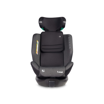 Autosedačka Lumi i-Size 40–150 cm, Isofix, 360°, růstová, od 0m+ do 12 let - tm. šedá