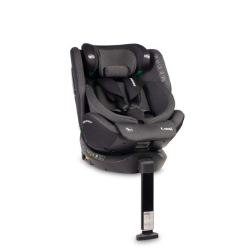 Autosedačka Lumi i-Size 40–150 cm, Isofix, 360°, růstová, od 0m+ do 12 let - tm. šedá