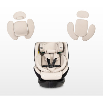 Autosedačka Lumi i-Size 40–150 cm, Isofix, 360°, růstová, od 0m+ do 12 let - tm. šedá